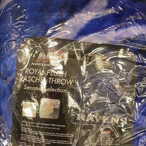 Nfl Ravens soft throw 50x60 blanket